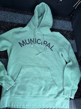 Municipal Green Hoodie MUNICIPAL M.OG-330 Hoodie men’s small